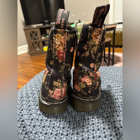 Floral Fabric Dr. Martens Boots - Picture 2 of 7